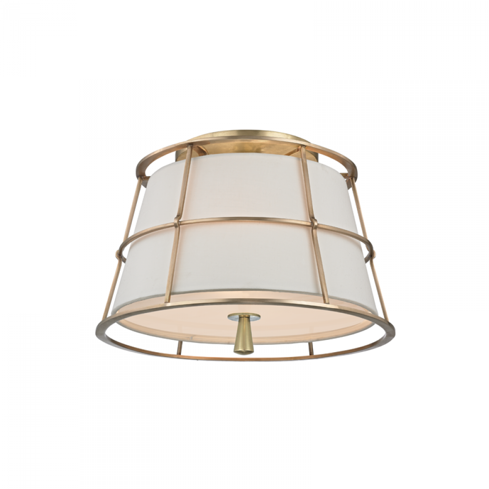 2 LIGHT SEMI FLUSH