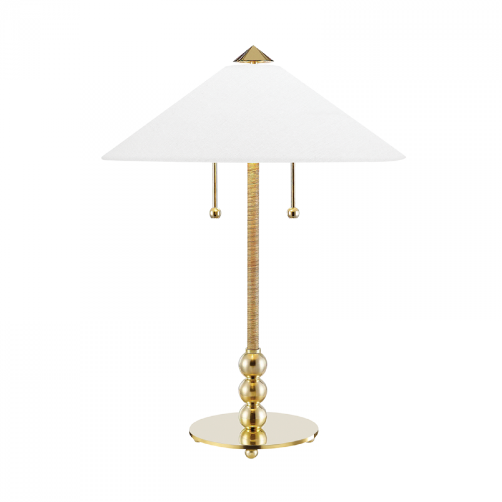 2 LIGHT TABLE LAMP