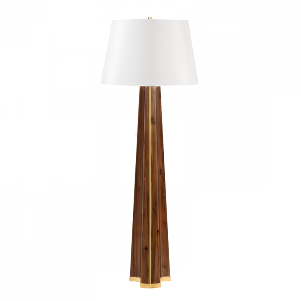 1 LIGHT MEDIUM TRAM FLOOR LAMP