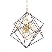 Hudson Valley Orange 1222-AGB - 9 LIGHT PENDANT