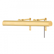 Hudson Valley Orange 2424-AGB - 3 LIGHT PICTURE LIGHT WITH PLUG