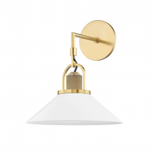 Hudson Valley Orange 2601-AGB/WH - 1 LIGHT WALL SCONCE