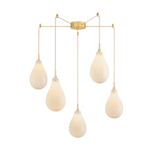 Hudson Valley Orange 3905-AGB - IRONWOOD Chandelier