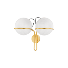 Hudson Valley Orange 3917-AGB - Hingham Wall Sconce