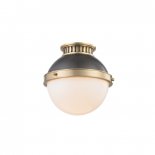 Hudson Valley Orange 4009-ADB - 1 LIGHT SMALL FLUSH MOUNT