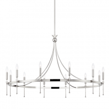 Hudson Valley Orange 4351-PN - 12 LIGHT CHANDELIER