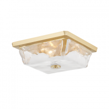 Hudson Valley Orange 4710-AGB - 3 LIGHT FLUSH MOUNT