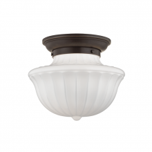 Hudson Valley Orange 5012F-OB - 1 LIGHT MEDIUM FLUSH MOUNT
