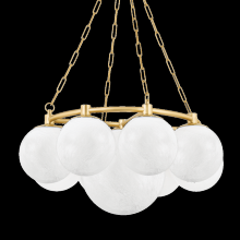 Hudson Valley Orange 5229-AGB - 9 LIGHT CHANDELIER