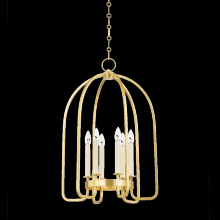 Hudson Valley Orange 6318-AGB - 6 LIGHT LANTERN