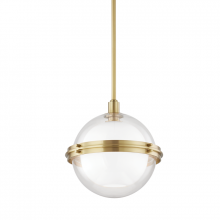 Hudson Valley Orange 6514-AGB - 1 LIGHT PENDANT