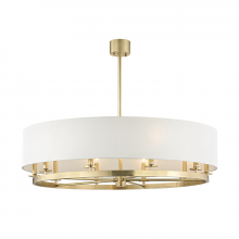 Hudson Valley Orange 6542-AGB - 10 LIGHT CHANDLIER