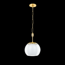 Hudson Valley Orange 7310-AGB - Clementon Pendant