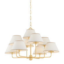 Hudson Valley Orange 7409-AGB - DURLAND Chandelier