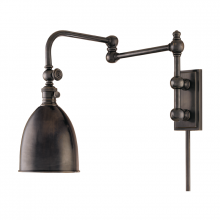 Hudson Valley Orange 771-PN - 1 LIGHT WALL SCONCE WITH PLUG