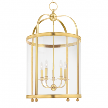 Hudson Valley Orange 7820-AGB - 5 LIGHT PENDANT
