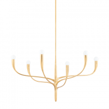 Hudson Valley Orange 9606-VGL - 6 LIGHT CHANDELIER