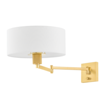 Hudson Valley Orange BKO1600-AGB - Sammy Wall Sconce