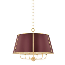 Hudson Valley Orange MDS121-AGB/CRN - Cambridge Chandelier