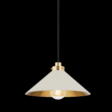 Hudson Valley Orange MDS1401-AGB/OW - 1 LIGHT PENDANT