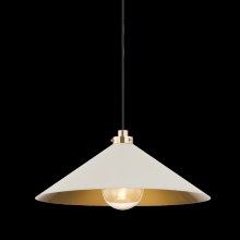Hudson Valley Orange MDS1402-AGB/OW - 1 LIGHT PENDANT