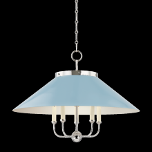 Hudson Valley Orange MDS1403-PN/BB - 5 LIGHT CHANDELIER