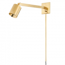 Hudson Valley Orange MDS1701-AGB - 1 LIGHT PORTABLE SCONCE