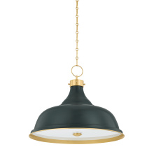 Hudson Valley Orange MDS300L-AGB/SSG - Painted No. 1 Pendant