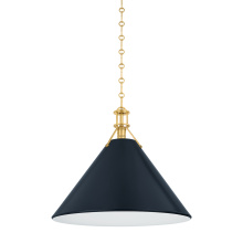 Hudson Valley Orange MDS352L-AGB/DBL - Painted No. 2 Pendant