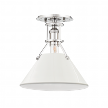 Hudson Valley Orange MDS353-PN/OW - 1 LIGHT SEMI FLUSH