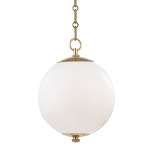 Hudson Valley Orange MDS700-AGB - 1 LIGHT SMALL PENDANT