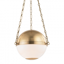 Hudson Valley Orange MDS750-AGB - 2 LIGHT SMALL PENDANT