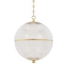 Hudson Valley Orange MDS801-AGB - 1 LIGHT LARGE PENDANT