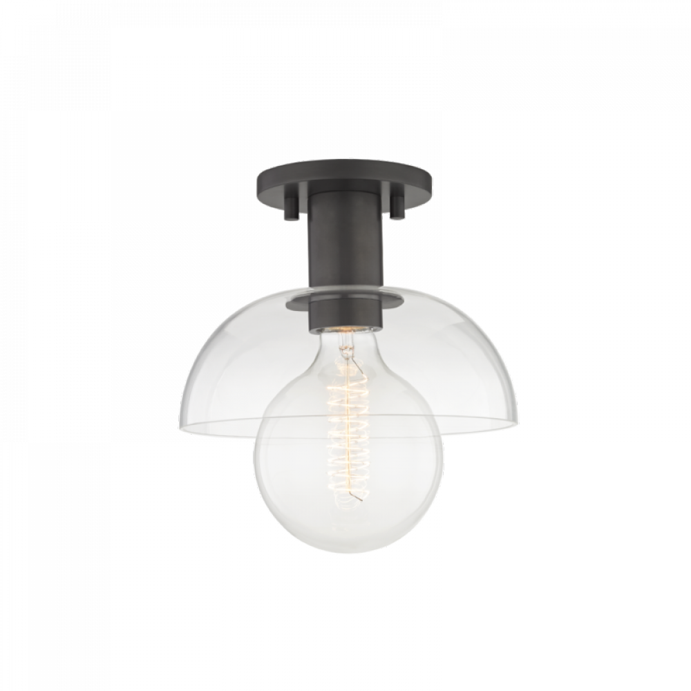 1 LIGHT SEMI FLUSH