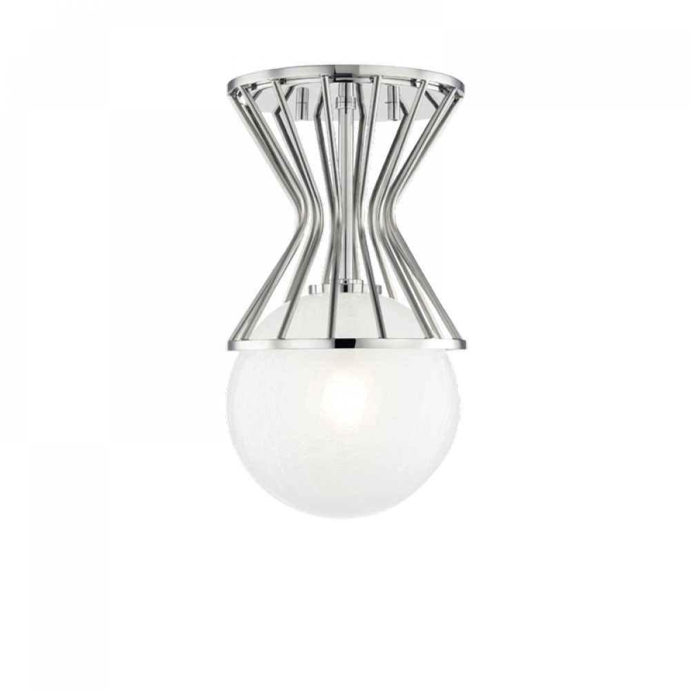 1 LIGHT SEMI FLUSH
