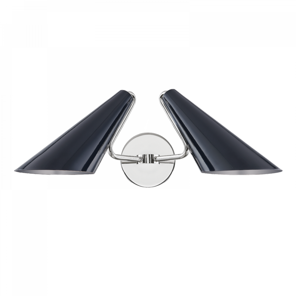 2 Light Wall Sconce