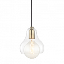 Mitzi Orange H104701L-AGB - 1 LIGHT LARGE PENDANT