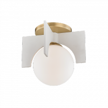 Mitzi Orange H299501S-AGB/WH - 1 LIGHT SMALL FLUSH MOUNT