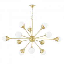 Mitzi Orange H375812-AGB - Ariana Chandelier