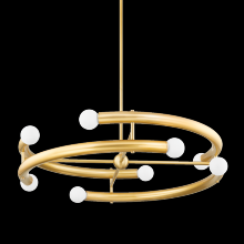 Mitzi Orange H782808-AGB - ALLEGRA Chandelier