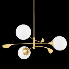 Mitzi Orange H812803-VGL - VICTORIA Chandelier