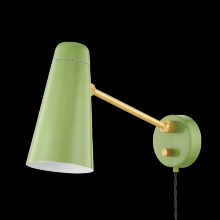 Mitzi Orange HL598201-AGB/SGR - ALEX Plug-in Sconce