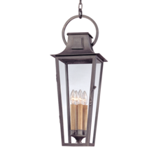 Troy Orange F2967-APW - Parisian Square 4LT Hanging Lantern Large