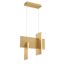 Eurofase Blue US 37346-010 - COBURG,PENDANT,LED,LRG,GOLD