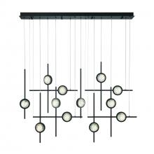 Eurofase Blue US 47256-026 - BARLETT-CHD-12LT-53IN-BLK-CL