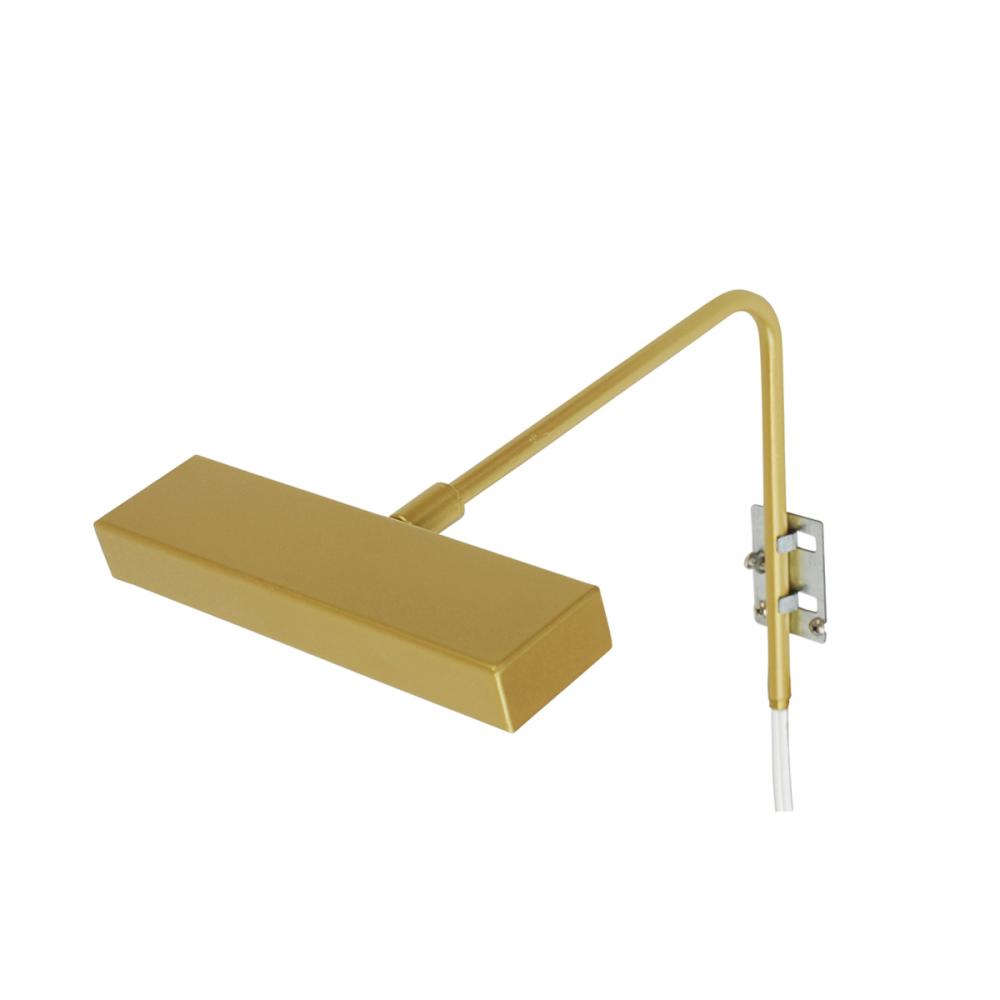 8" Designer LED picture light, Gold Matte