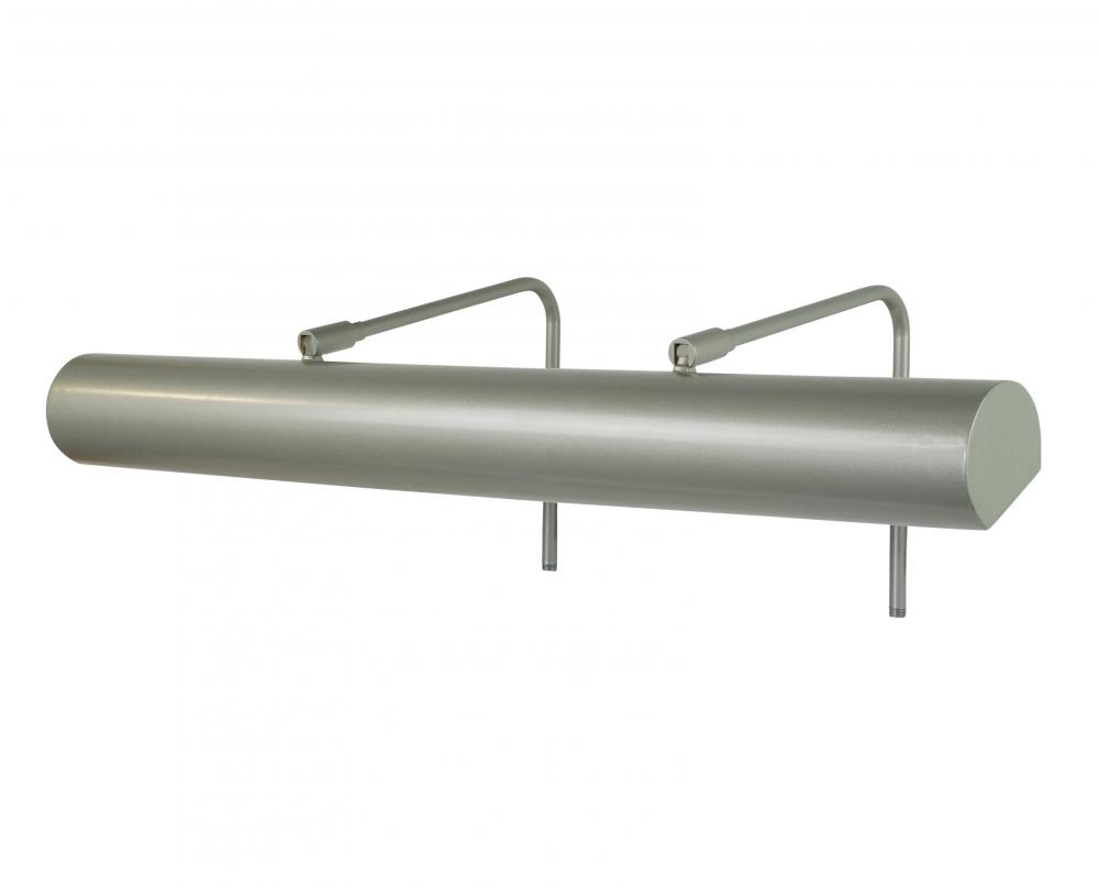 24" Gallery LED picture light, Satin Silver