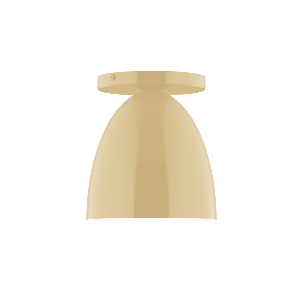 6" Jill Flush Mount, Cream