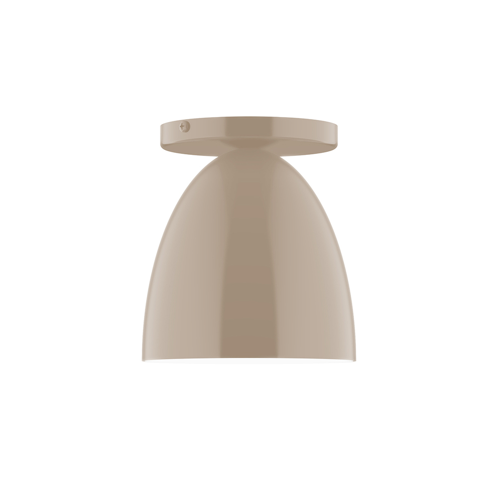 6" Jill Flush Mount, Clay