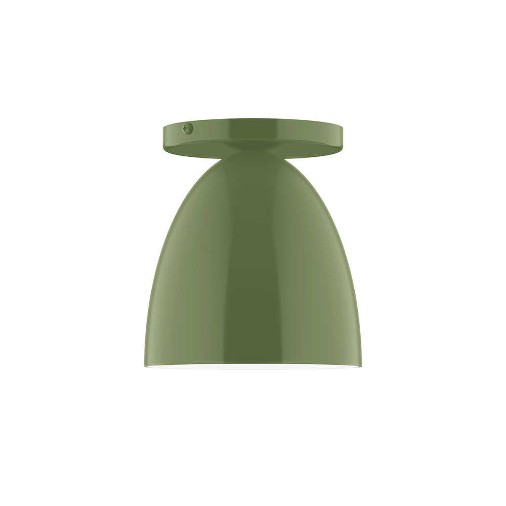6" Jill Flush Mount, Cream